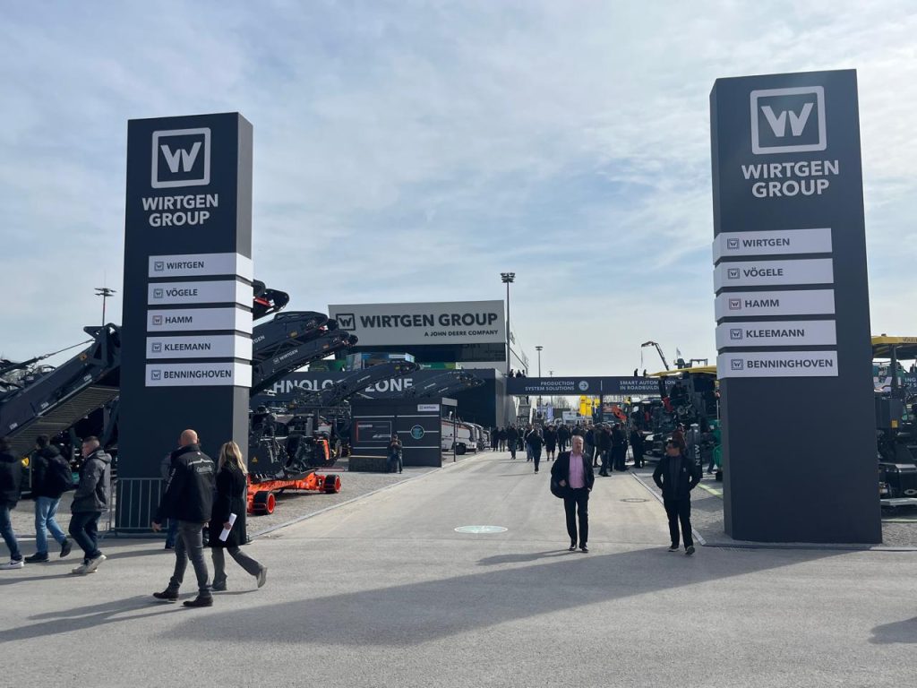 Entrada a Expo Bauma 2025 en Wirtgen Group, Múnich, Alemania